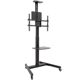 TooQ Soporte de Suelo Inclinable con Ruedas FS1184M-B para TV de 35-70" / hasta 70kg